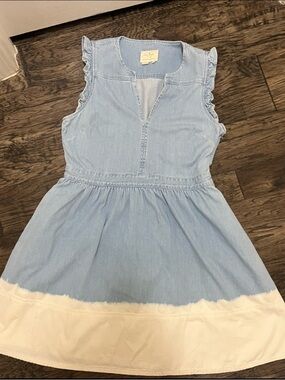 Kate Spade - Blue & White Dip Dyed Denim Dress